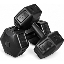 16 kg Vinyl Dambıl Seti 8 kg x 2 Adet Toplam 16 kg