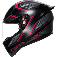 Agv Kask K1 S Slıng Matt Black Pınk Kask