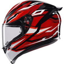 Agv K1 S Lıon Black  Red  White Configuration Kask