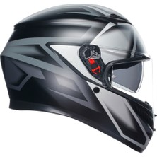 Agv Kask K3 Compound Mat Black Grey