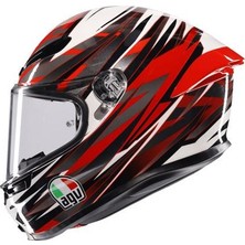 Agv Kask K6 S Reeval White Red Grey Kapalı Kask