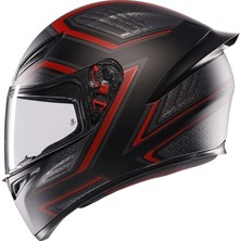 Agv Kask K1 S Slıng Matt Black Red Kask