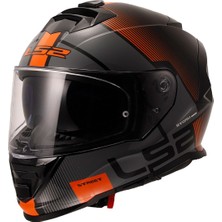 Ls2 Storm 2 Epıc Siyah-Turuncu Kask