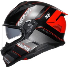 Agv Kask K7 Mplk Kyber Matt Black Red