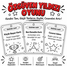 Yılmazcan Aile Danışmanlık Özgüven Oyun Kartları  | Çocuklar Için Cesaret, Kendini Ifade ve Ben Yapabilirim Oyun Kartları