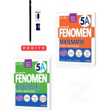 Fenomen Yayıncılık 2027 5.sınıf Matematik Fen Bilimleri  A Soru Bankası 2 Kitap Set Bağlam Temelli Sorular Türkiye Yüzyılı Maarif Modeline Uygundur Kalem Seti Hediyeli