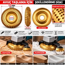 Fırat Hırdavat 100MM OVAL AHŞAP OYMA VE ŞEKİLLENDİRME RASP DİSKİ A MODEL
