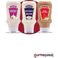Heinz Mayonez 3'lü Set (Sarımsak, Acılı, Normal)