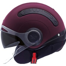 Nexx Sx.10 Core Aubergıne Mat Kask  Mor
