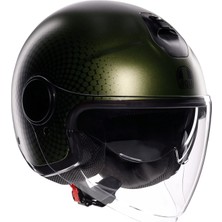 Agv Kask/eteres Andora Matt Green Black