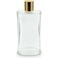 Kolonya Şişesi 200 ml 2 Adet Şeffaf Boş Oval Şişe