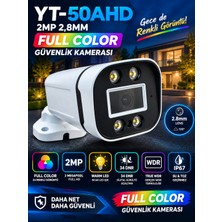 Technozi YT-50AHD 2mp 2,8mm Full Color Gece Renkli Görüşlü Kamera