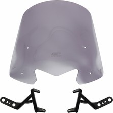 GP Kompozit Honda Activa 2023-2024 Uyumlu Kısa Ön Cam Füme - 44 cm