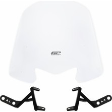 GP Kompozit Honda Activa 2023-2024 Uyumlu Kısa Ön Cam Şeffaf - 44 cm