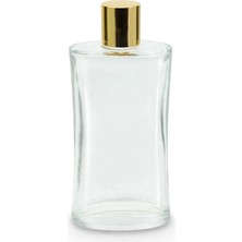 D&B Boş Kolonya Şişesi 200 ml (5 Adet) Şeffaf Boş Şişe