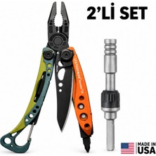 Leatherman Skeletool Cx Aurora + Leatherman Mıknatıslı Bits Uc Tutucu