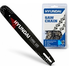Hyundai Turbo 600 Uyumlu Kılavuz ve Zincir Seti .325″ 1,5 mm 33 Diş