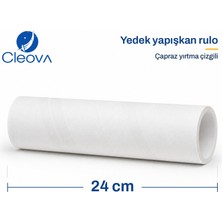 Cleova Tüy Toplama Yedek Rulo 24 cm