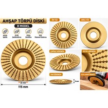 Fırat Hırdavat 100MM Düz Ahşap Oyma ve Şekillendirme Rasp Diski B Model