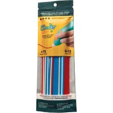 3doodler PLA Stars and Stripes Mixed Pack Filament (75 Ad, 3DS-ECO-MIX1-75, Start+