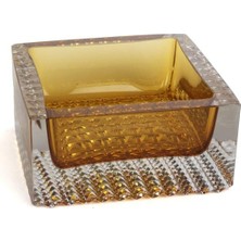 Mikasa Moor Amber Kristal Dek Kare Kase 19X9CM
