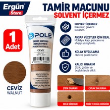 Ergün Store Ahşap Tamir Macunu , Dolgu Macunu , Tüp Macun , Meşe ( Oak ), Beyaz , Ceviz 1 Adet 200 gr Renk Kısmından Seçiniz