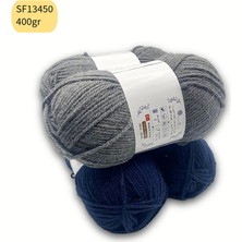 Oxford İplik Ihraç Fazlası 4'lü Paket 400 gr Akrilik Mix SF13450