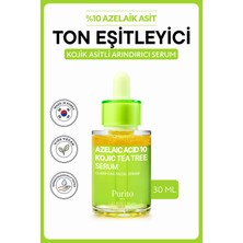 Purito Azelaic Acid 10% Kojic Acid Tea Tree Serum - Akne Karşıtı Leke Görünümü Dengeleyici Serum 30 ml