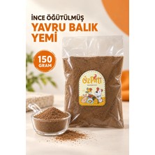 Özkan Ambalaj Temizlik 150 Gram Yavru Balık Büyütme Yemi Özel Karışım Balık Yemi