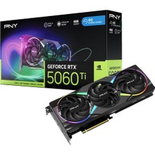 Pny Geforce RTX5060TI 8gb Epıc-X Rgb Gddr7 128BIT (VCG5060T8TFXXPB1-O)) Gaming (Oyuncu) Ekran Kartı
