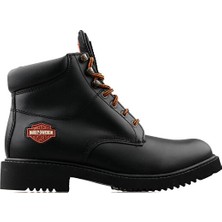 Harley Davidson 025M100225 556 Mid Black Deri Erkek Günlük Bot 025M100225-556-MID-BLACK-DERI Siyah