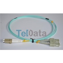 Teldata TLD-SCLCOM31 Sc-Upc-Lc-Upc mm Dx Om3 1 Metre Fıber Optık Patchcord