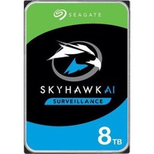 Seagate 8tb ST8000VE001 Skyhawk  256MB 3.5” Sata 3 7200RPM 7-24 (Koyuncu Distiribitör Ürünü)