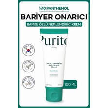 Purito Mighty Bamboo Panthenol Cream - %10 Panthenol Bambu Özlü Bariyer Onarıcı Yoğun Nemlendirici Krem 100 ml