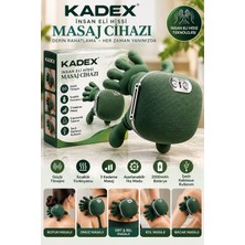 Kadex Isıtmalı El Şekilli Taşınabilir Şarjlı Masaj Cihazı- Insan Eli Hissi Veren Boyun, Sirt , Omuz , Bacak Masaj Cihazı Masaj Aleti Taşınabilir Kablosuz Yoğurmalı Masaj Cihazı Masaj Aleti