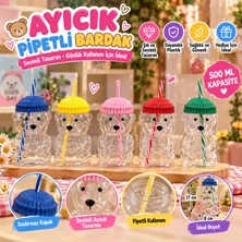 Ebuu Concept Ayıcık Pipetli Bardak 500 ml