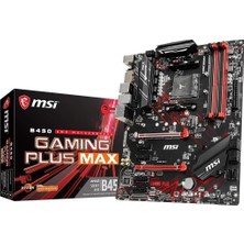MSI Msı B450 Gaming Plus Max Amd Am4 Ddr4 Atx Anakart Outlet