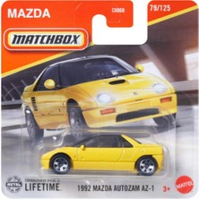 Matchbox 1992 Mazda Autozam Az-1 Sarı 1/64 Diecast Model Araba
