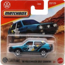Matchbox '90 Volkswagen Golf Country Mavi-Beyaz 1/64 Diecast Model Araba
