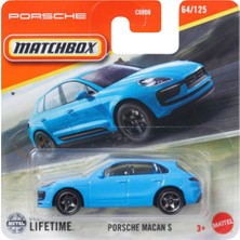 Matchbox Porsche Macan S Açık Mavi 1/64 Diecast Model Araba