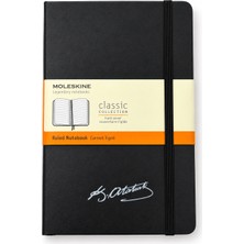 Wiz Design - Moleskine Classic - Atatürk Imzalı - Sert Kapak - Çizgili Defter - 13 x 21 cm