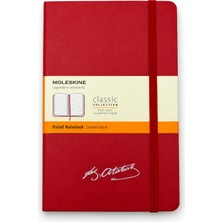 Wiz Design - Moleskine Classic - Atatürk Imzalı - Sert Kapak - Çizgili Defter - 13 x 21 cm