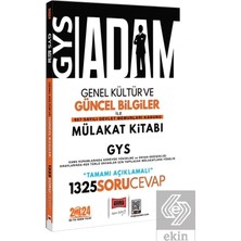 Yargı Yayınevi 2024 Gys Adam Genel Kültür ve Güncel Bilgiler 657 Sayılı Devlet Memurları Kanunu Mülakat Kitabı