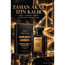 Denz Perfume Golden Ember Afrodizyaklı Erkek Parfüm Amber Safran Kehribar Misk Extrait Kalite %40 Esans