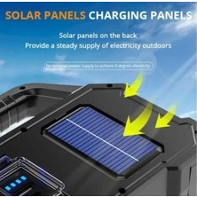 Neva Prime P-880A Solar Powerbanklı Şarjlı Taşınabilir Güçlü Fener