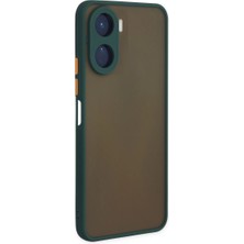Neva Prime Vivo Y16 Kılıf Montreal Silikon Kapak - Yeşil