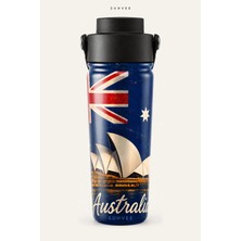Suhvee Australia Ülke Temalı 500 ml Çift Cidarlı Paslanmaz Çelik Termos