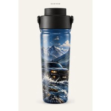Suhvee Nehir Geçişi Off-Road Temalı 500 ml Çift Cidarlı Paslanmaz Çelik Termos