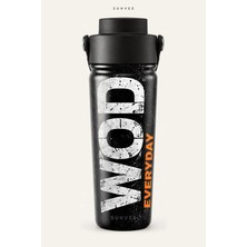 Suhvee Wod Everyday Spor Temalı 500 ml Çift Cidarlı Paslanmaz Çelik Termos