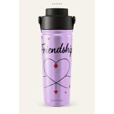 Suhvee Friendship Arkadaşlık Temalı 500 ml Çift Cidarlı Paslanmaz Çelik Termos